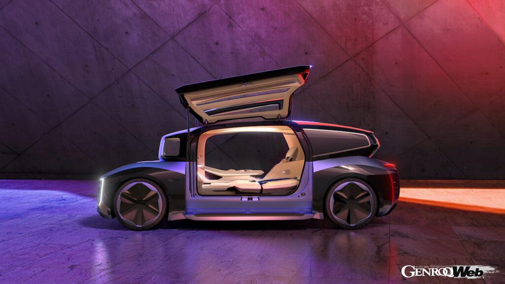 「「ガルウィングのMPV!?」フォルクスワーゲンが提案する電気自動車は居間にも寝室にも変身できる」の8枚目の画像