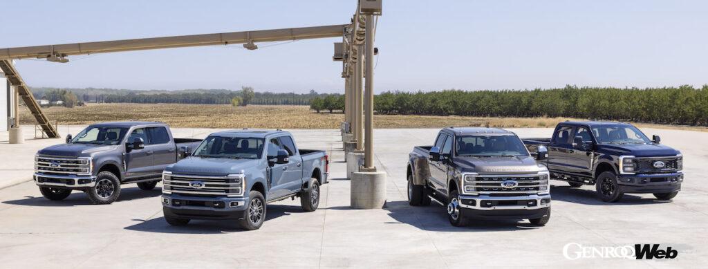 「2023年型「フォード Fシリーズ  スーパーデューティ」が登場！ アメリカを支える働くトラックの凄まじい進化【動画】」の1枚目の画像