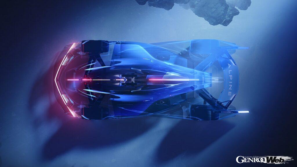 「未来のレーシング・アルピーヌを示唆する「アルペングロー」のパワートレインは水素【動画】」の14枚目の画像