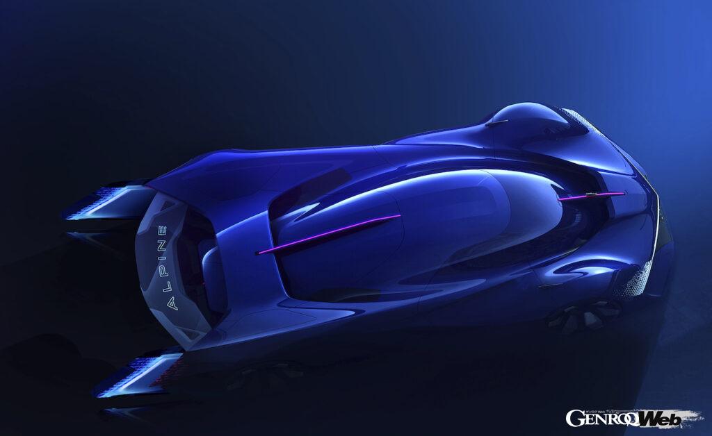 「未来のレーシング・アルピーヌを示唆する「アルペングロー」のパワートレインは水素【動画】」の6枚目の画像