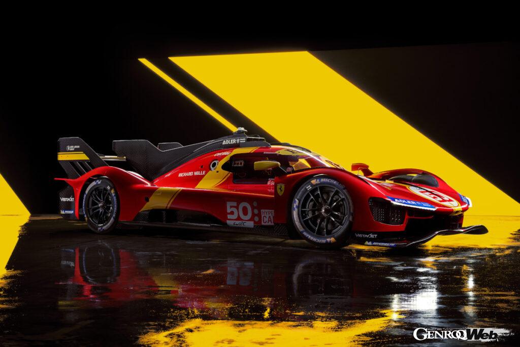 「「来年のル・マン24時間が待ち遠しい！」フェラーリの最新プロトタイプレーシングカー「499P」発表」の1枚目の画像