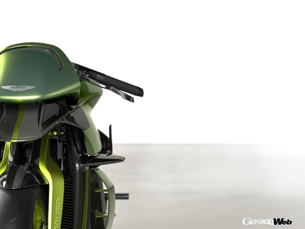 「アストンマーティンによるサーキット専用バイク「AMB 001 プロ」は88台限定生産で即完売」の3枚目の画像