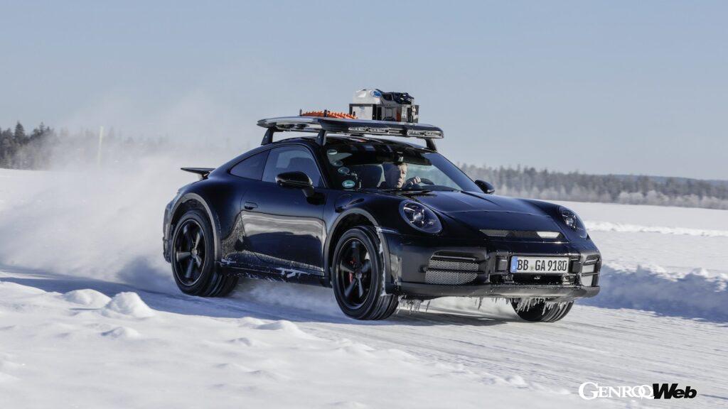 「砂漠や寒冷地も走れるオフロード仕様「ポルシェ 911 ダカール」がデビュー間近」の1枚目の画像
