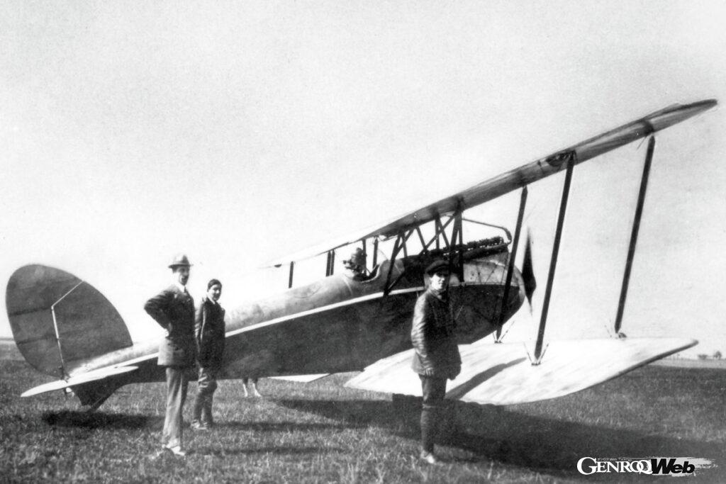 1919年6月、最高高度を記録したプロペラ機。6気筒エンジンを搭載する。