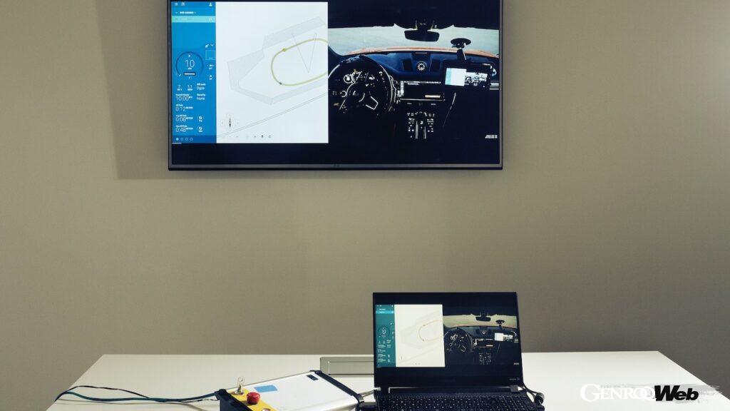 「高速で高度な自動運転のためにポルシェがナルド・テクニカルセンターに設置したモノ」の2枚目の画像