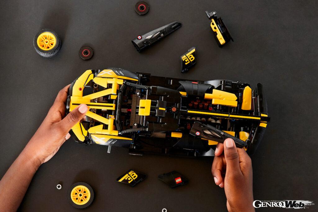 「レゴ最新作の「レゴ テクニック ブガッティ ボリード」はW16エンジンまで楽しめる逸品」の2枚目の画像