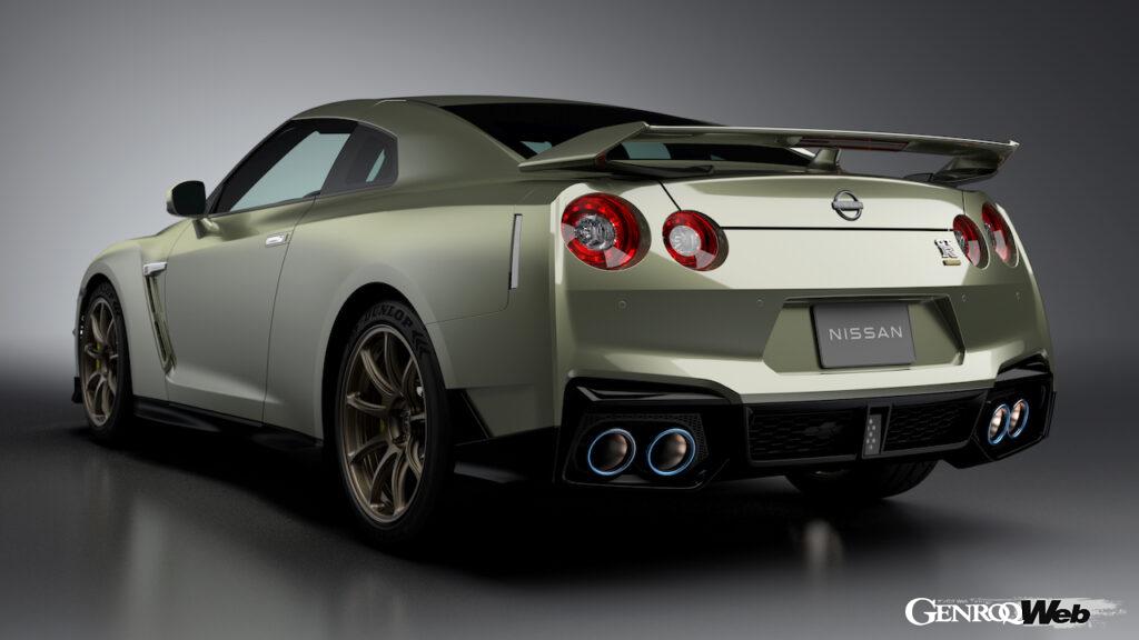 東京オートサロン2023で先行公開された、日産 GT-R Premium edition T-spec。