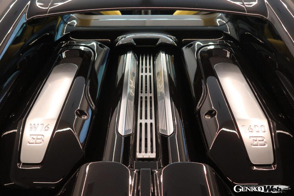 「「最後のW16クワッドターボ」7億円超えのブガッティ W16 ミストラルの実車を間近でチェック」の7枚目の画像