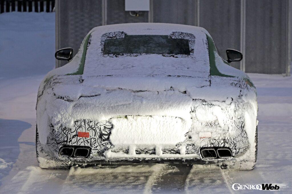 「【スクープ！】次期メルセデスAMG GT クーペがスウェーデン北部で寒冷地テストを実施」の18枚目の画像