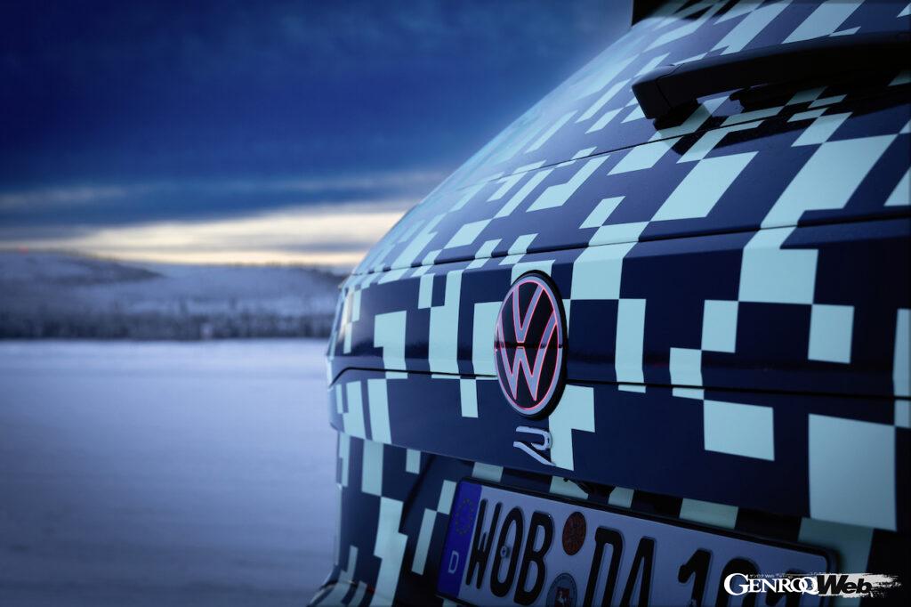 「「VWマークが光る？」改良新型フォルクスワーゲン トゥアレグのスウェーデン寒冷地テストで明らかに」の18枚目の画像