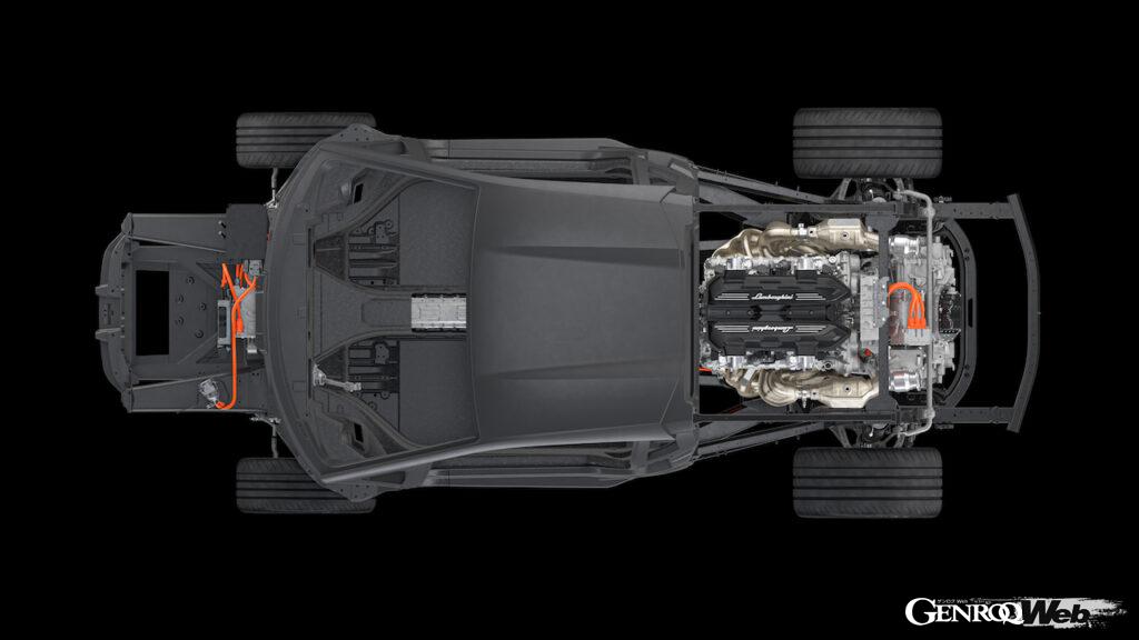「ランボルギーニ次期型V12モデル「LB744」のカーボンファイバー製シャシー解説」の1枚目の画像