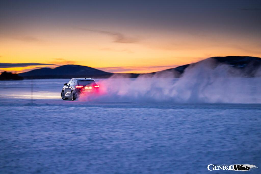 「まもなく生産開始される「アウディ Q6 e-tron」のプロトタイプが北極圏で走行テスト」の4枚目の画像