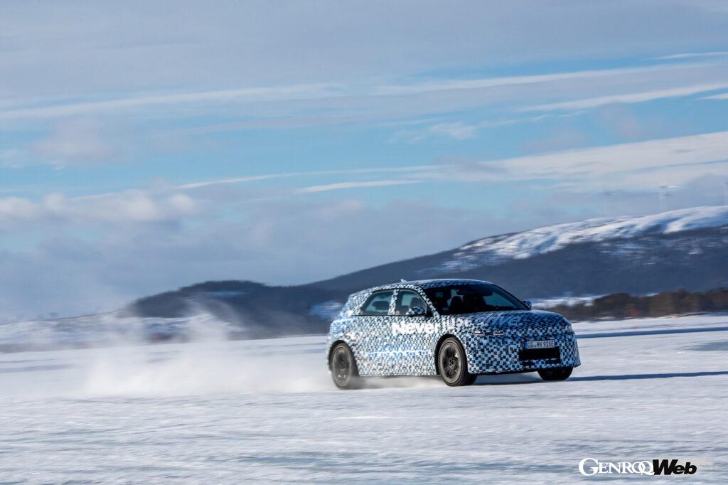 「ヒョンデ初のパフォーマンスBEV「アイオニック 5 N」がスウェーデンの北極圏で走行テスト【動画】」の2枚目の画像