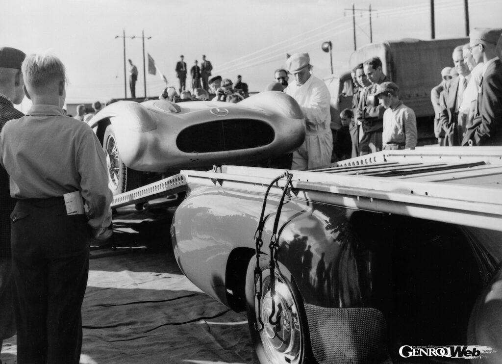 「1950年代に活躍したレーシングカー用高速トランスポーター「メルセデス・ベンツ ブルーワンダー」」の10枚目の画像