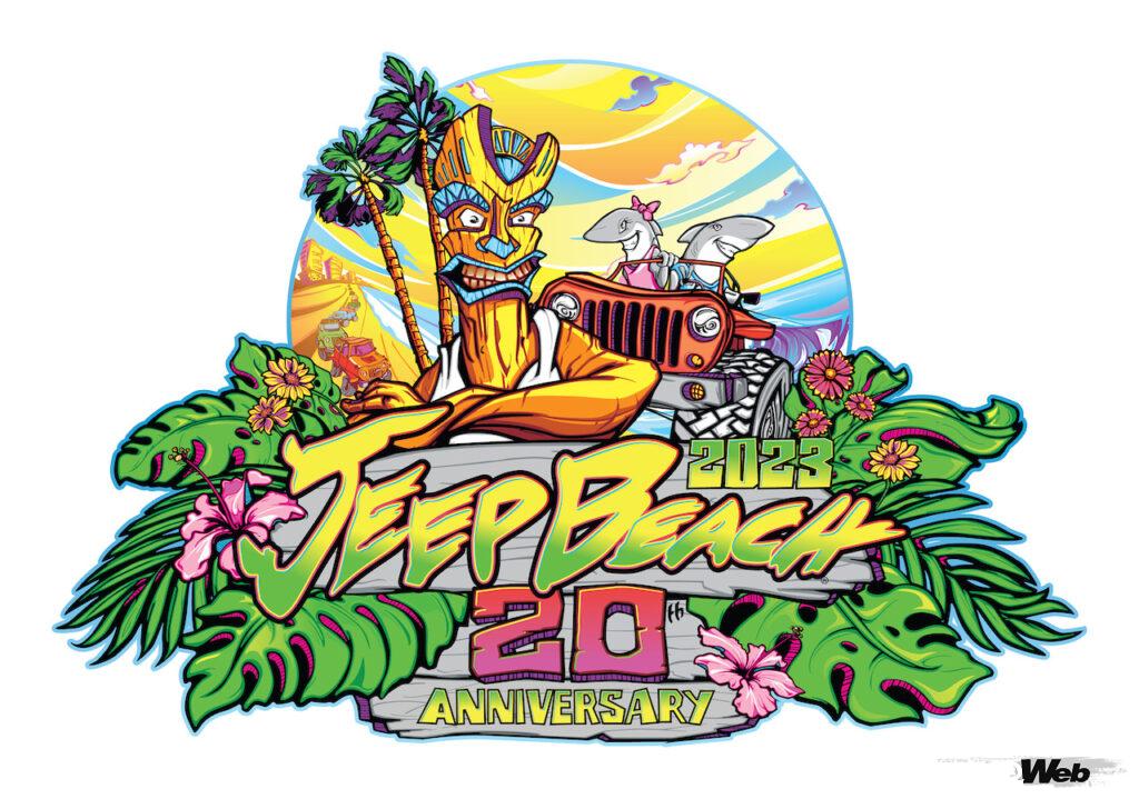 20周年を迎えた「ジープ・ビーチ」の公式ロゴマーク。