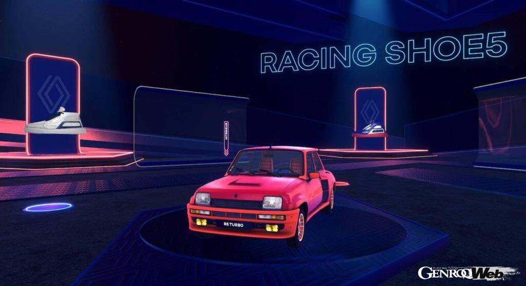 「ルノー5ターボをイメージしたスニーカー「RACING SHOE5」がルノーのバーチャルショップで960足限定販売【動画】」の1枚目の画像