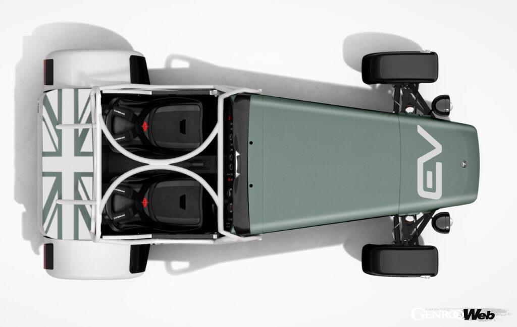 将来のフル電動モデル発売に向けて、様々な検証・テストを行うべく、ケータハムが電動コンセプト「EV セブン」を発表した。