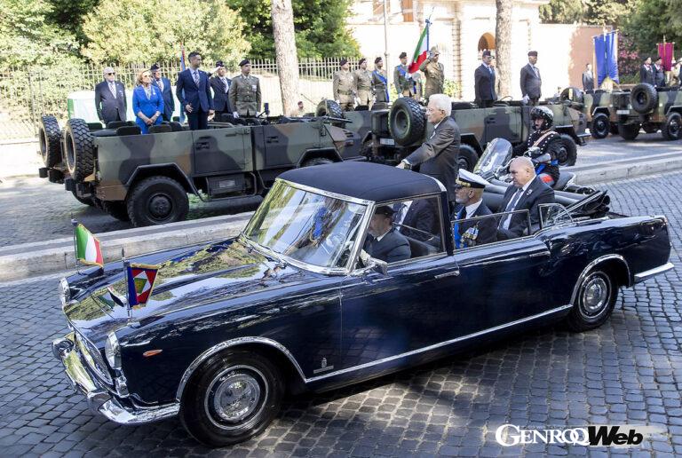 2023年6月2日、ローマで行われたイタリア共和国建国を記念した軍事パレードに、セルジオ・マッタレッラ大統領を乗せた「プレジデンシャル ランチア フラミニア」が登場した。