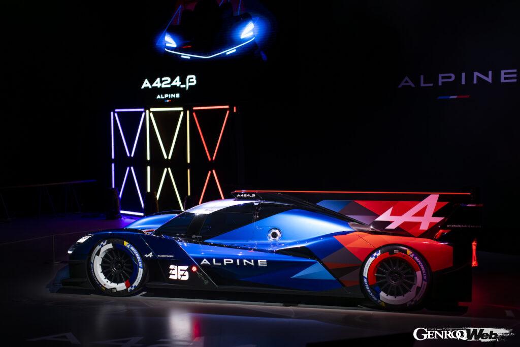 「アルピーヌがLMDhレーシングカー「A424_β」発表「3.4リッターV6ターボ＋モーターのハイブリッド」」の7枚目の画像