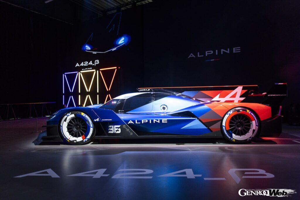 「アルピーヌがLMDhレーシングカー「A424_β」発表「3.4リッターV6ターボ＋モーターのハイブリッド」」の8枚目の画像