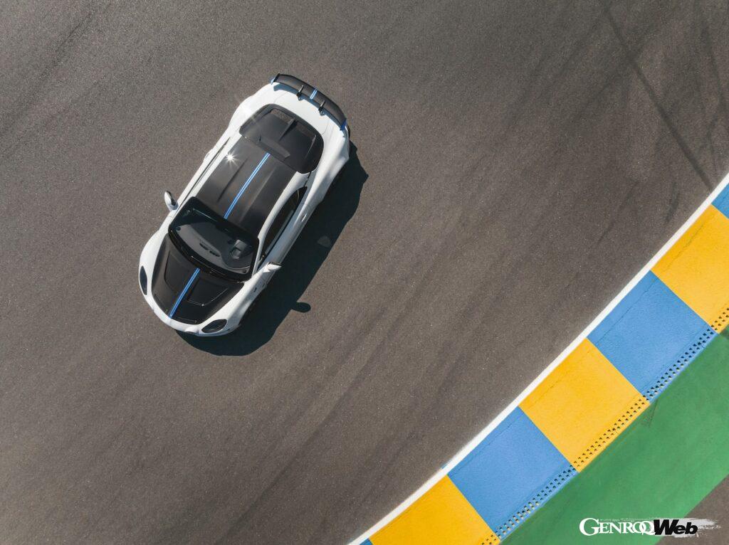 「100台限定「アルピーヌ A110 R ル・マン」がサルト・サーキットで発表「耐久レーシングカーのウイングを採用」【動画】」の29枚目の画像