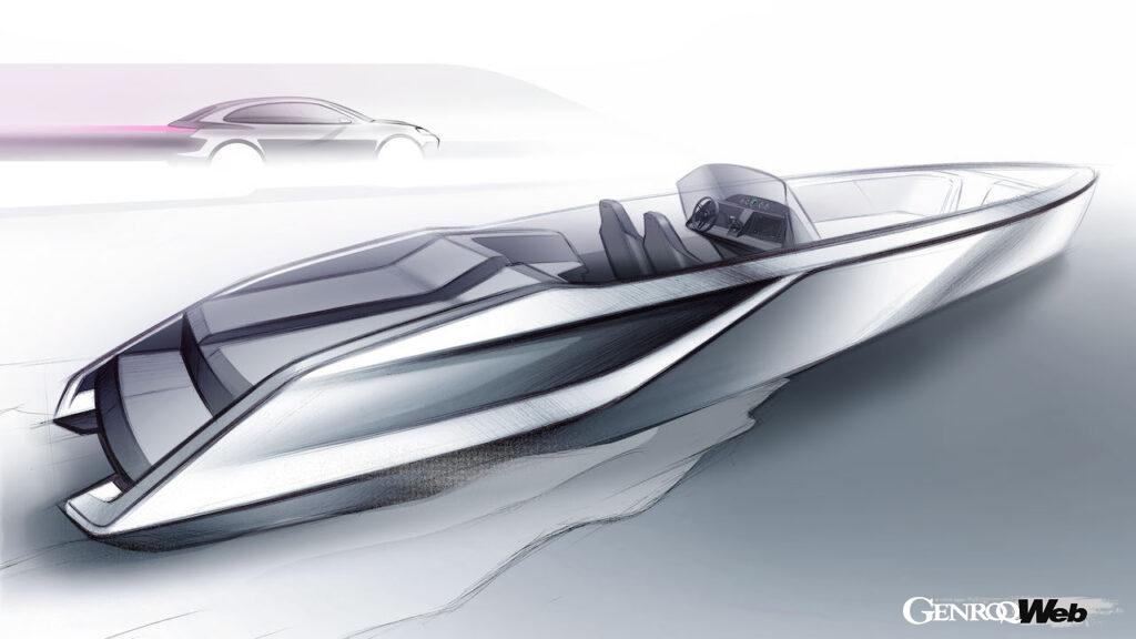 ポルシェとフラウシャーは、ポルシェ タイカンをイメージした電動スポーツボート「フラウシャー x ポルシェ 850 ファントムエアー」を開発していると発表した。