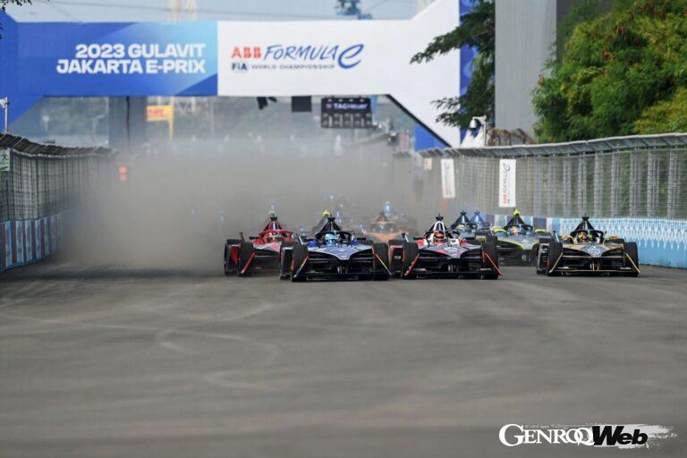 フォーミュラE世界選手権の第11戦がインドネシアのジャカルタで開催された。
