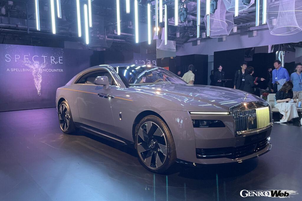 ロールス・ロイス初のフル電動モデル「スペクター」日本初公開「価格は4800万円から」ROLLS-ROYCE SPECTRE