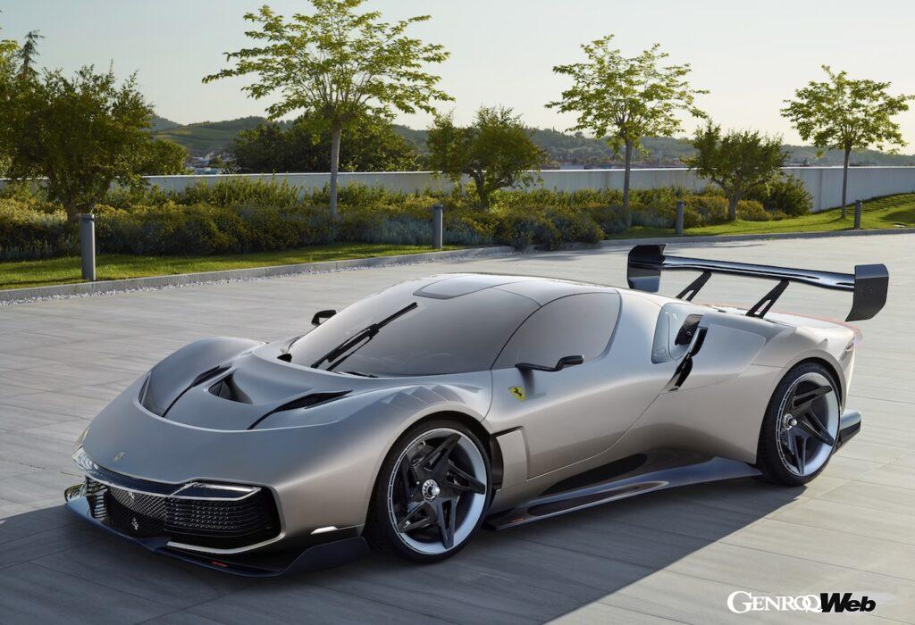 「サーキット専用「フェラーリ KC23」は未来のレーシングカーを彷彿させる「自動展開エアロ装備」のワンオフモデル【動画】」の2枚目の画像