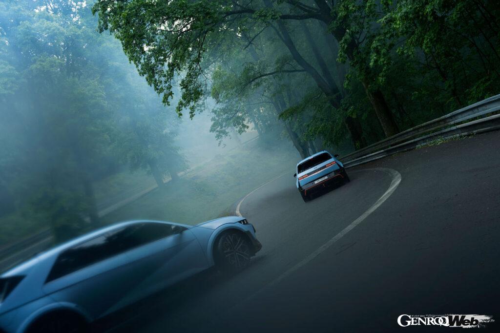 「ヒョンデ N初のフル電動モデル「アイオニック 5 N」がグッドウッドで走行シーン披露【動画】」の11枚目の画像
