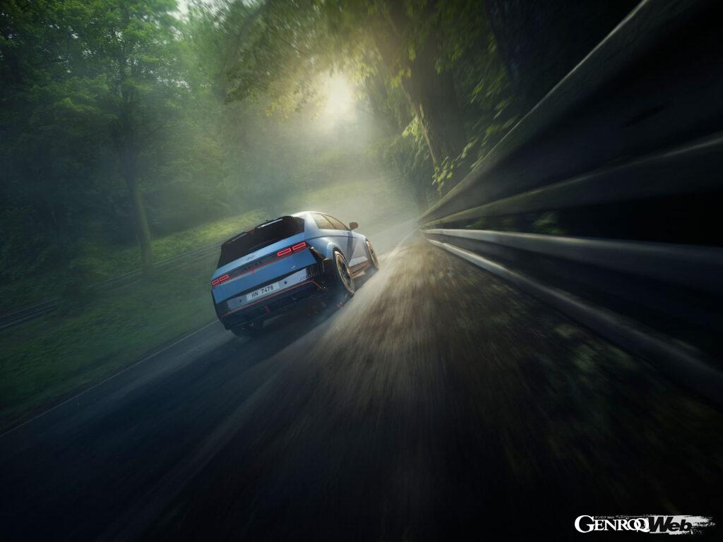 「ヒョンデ N初のフル電動モデル「アイオニック 5 N」がグッドウッドで走行シーン披露【動画】」の13枚目の画像
