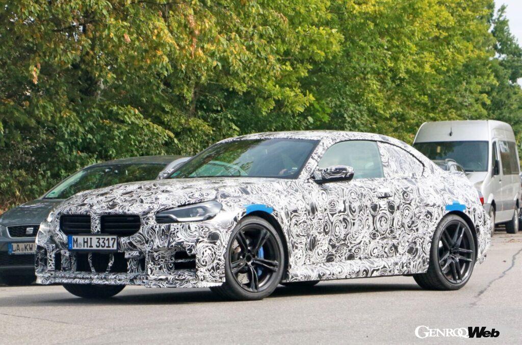 「【スクープ！】 新型「BMW M2 CS」はローダウン＆アグレッシブなリップスポイラーを装着？」の4枚目の画像
