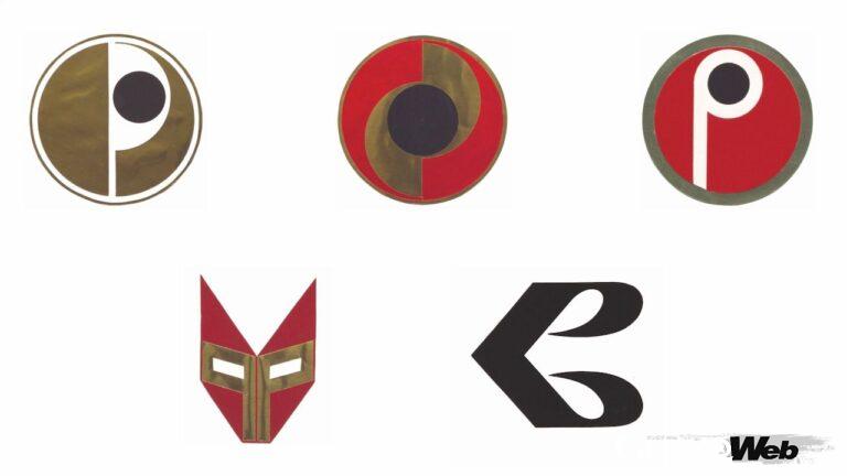 ポルシェを象徴するクレスト（紋章）は、その複雑なデザインゆえに議論を呼ぶことになった。そのため、1960年代、ポルシェはシンプルな新ロゴマークのデザインを検討している。