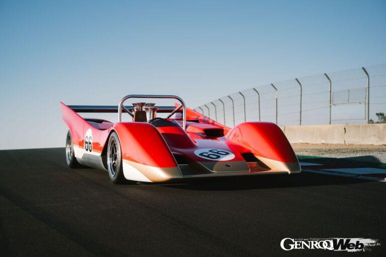 GT3レーシングカーに匹敵するパフォーマンスを誇る「ロータス タイプ 66」のエクステリア。