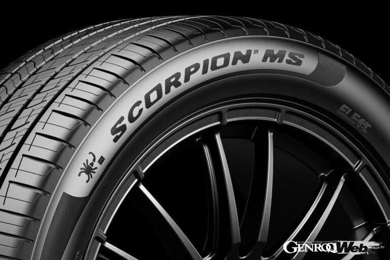 ピレリの、最新プレミアムSUV用オールシーズンタイヤ「SCORPION MS」。