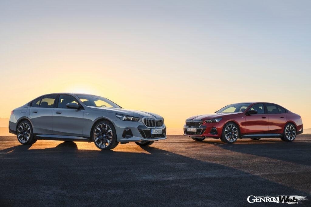 「「電気かガソリンか」新型BMW 5シリーズで選択できるICEとEVの価値を比較検討する」の1枚目の画像