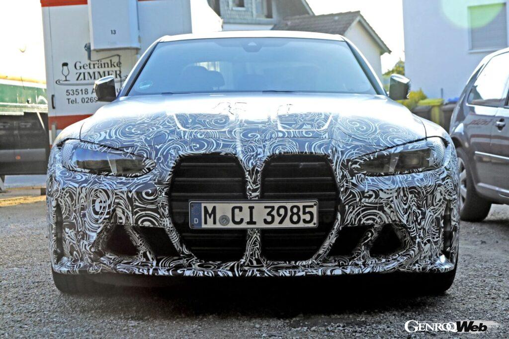 「【スクープ！】フロントマスクに変更が施された「BMW M3」は2024年7月に登場か？」の1枚目の画像