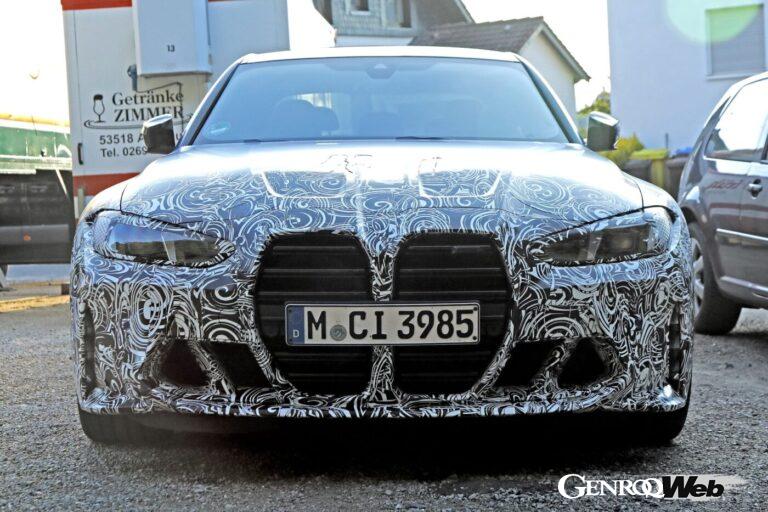 BMW M3は、来年マイナーチェンジを受けて登場の予定。フロントエンドの変更がメインになりそうだ。