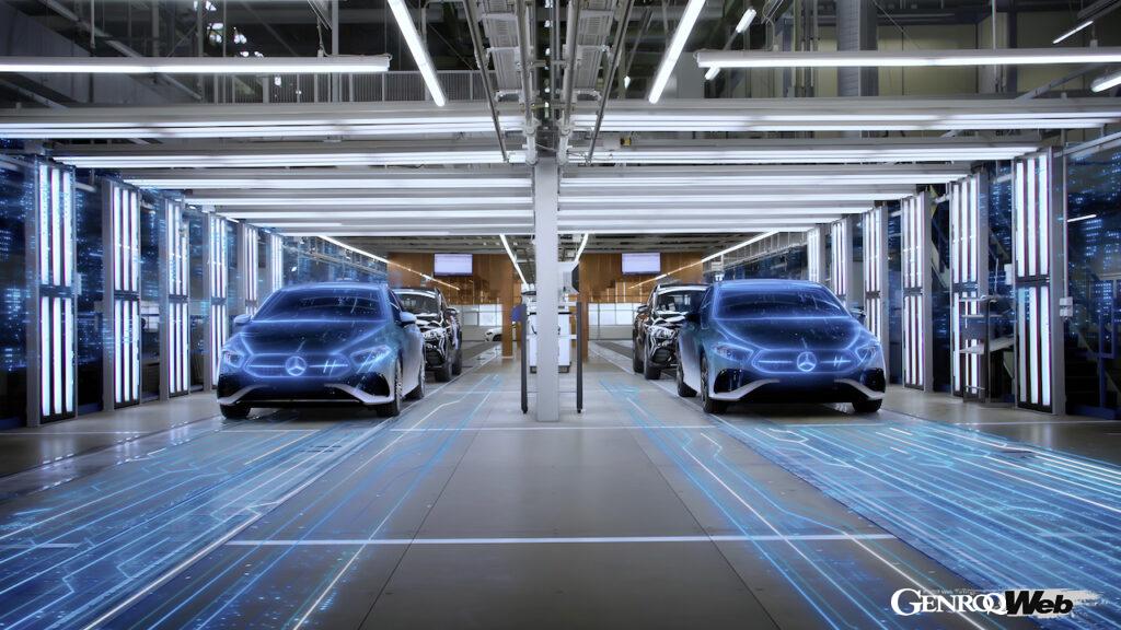 「メルセデス・ベンツが2020年代中盤から新型EVプラットフォーム車両製造開始「製造工程のデジタル化で効率大幅アップ」」の1枚目の画像