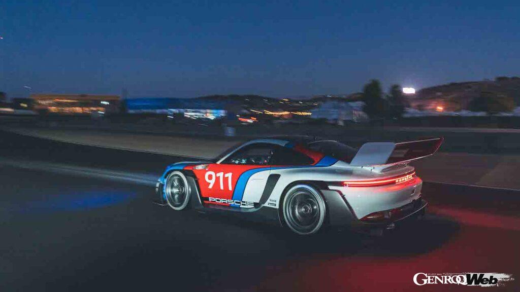 「GT3レーシングカーベースの「ポルシェ 911 GT3 R レンシュポルト」ワールドプレミア【動画】」の5枚目の画像