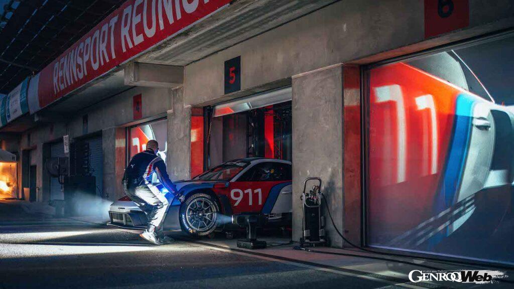「GT3レーシングカーベースの「ポルシェ 911 GT3 R レンシュポルト」ワールドプレミア【動画】」の2枚目の画像