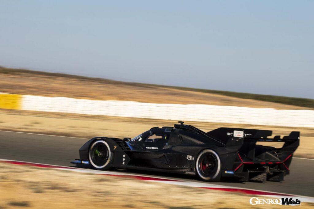ランボルギーニの新型プロトタイプレーシングカー「ランボルギーニ SC63」が、スペインで3日間のテストを完了した。