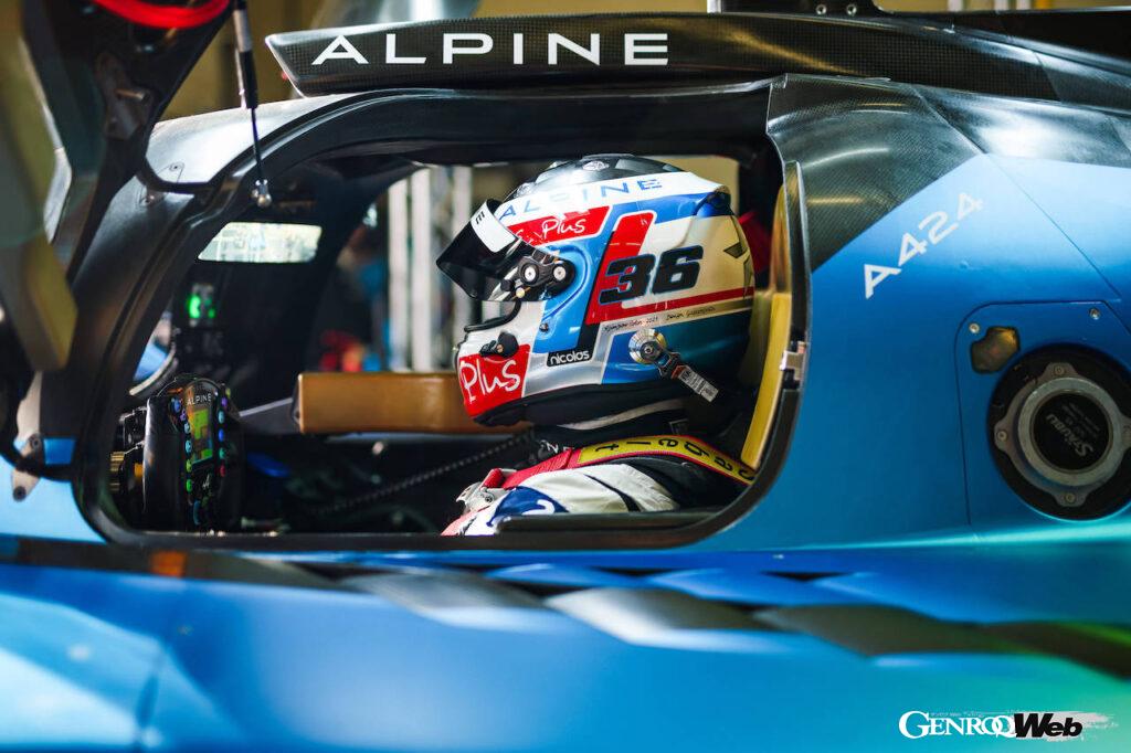 今回のテストには、元F1ドライバーのミック・シューマッハーをはじめ、来季のアルピーヌ・ワークスを構成する4名のドライバーがA424のステアリングを握った。