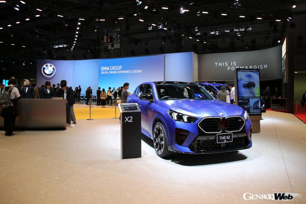 「BMWが世界初披露したコンパクトSUV「X2」と「iX2」の値付けに驚きの逆転現象発生？「ジャパンモビリティショー2023」」の1枚目の画像
