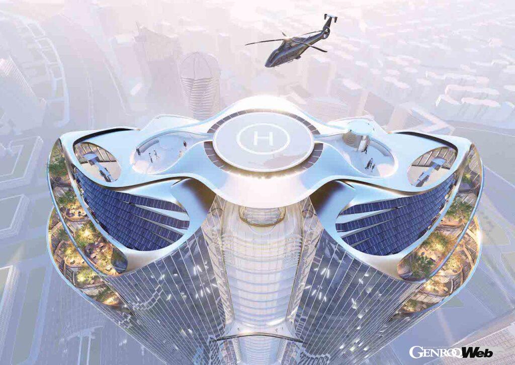 「BMW傘下「デザインワークス」がエジプトの高層ビル「フォーブス・インターナショナル・タワー」をデザイン」の2枚目の画像