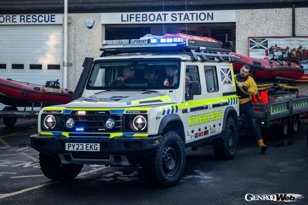「スコットランドの沿岸救助隊が老朽化した「ディフェンダー」の後継車両に選んだ「イネオス グレナディア」とは？」の2枚目の画像