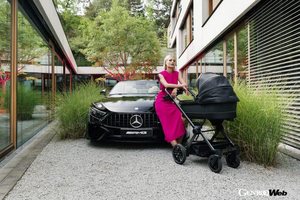 「メルセデス・ベンツとAMGが「ハータン」とのコラボで最強のベビーカーを発売「耐久性と走破性に赤ちゃんも満足」」の1枚目の画像