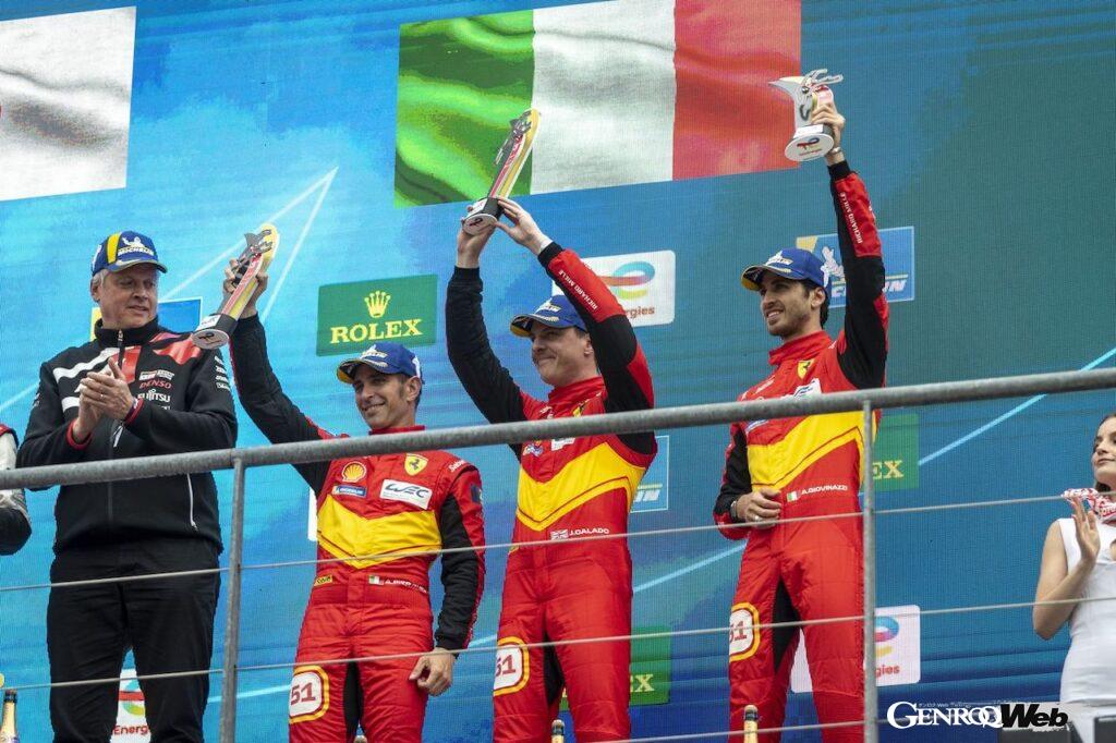 「フェラーリが2023年シーズン世界耐久選手権とGTカテゴリーの表彰式実施「ル・マン24時間ウイナーには特別賞」」の8枚目の画像