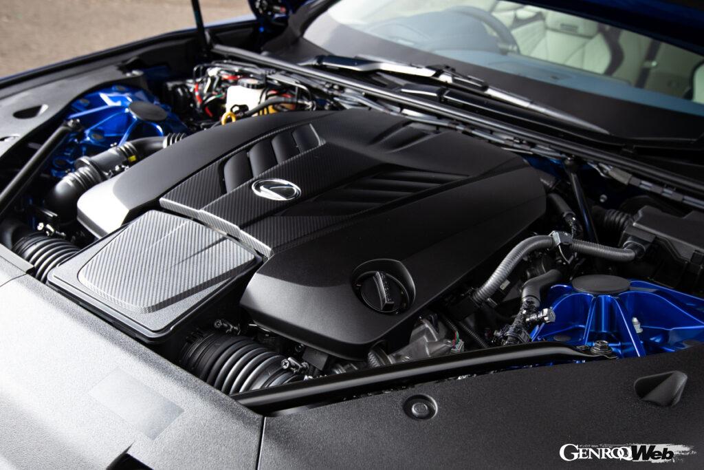 トヨタとヤマハが共同開発した2UR-GSE。5.0リッターのV8自然吸気は世界的にも貴重だ。