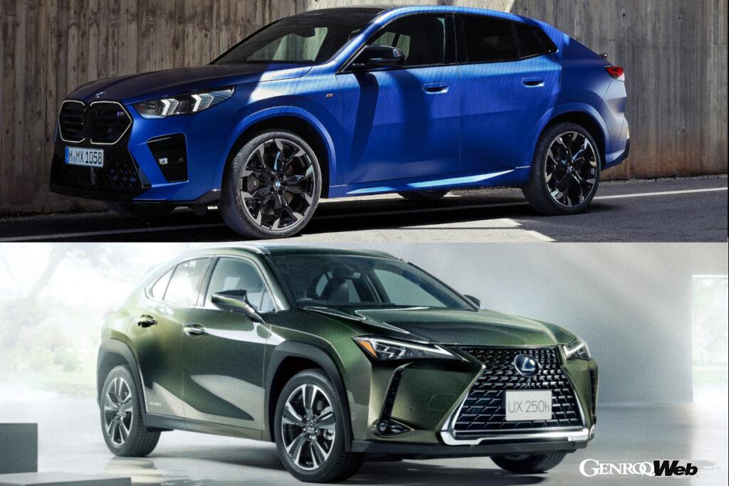 「最新コンパクトSUV「BMW X2」と日本代表のプレミアム「レクサス UX」を比較「ポイントは価格？」」の1枚目の画像